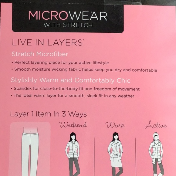 SOLD - Cuddl Duds - MicroWear black leggings - NWT - Small - Picture 7 of 10